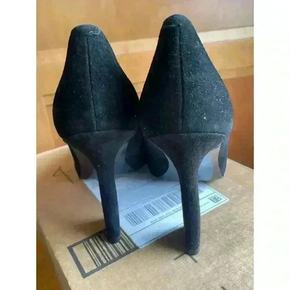 New! Nine West Women's Black Suede Trendz Pump Size 9 - Picture 5 of 7